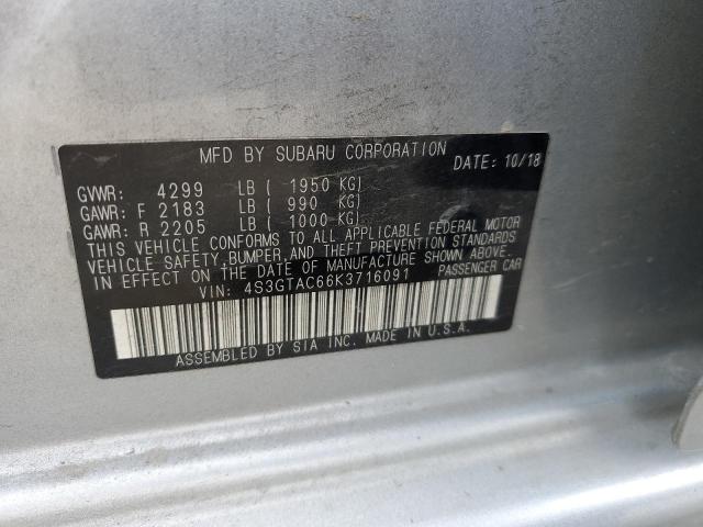 4S3GTAC66K3716091 Subaru Impreza Premium