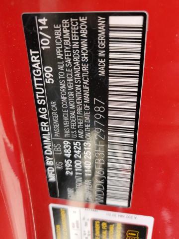 2015 MERCEDES-BENZ E 400 - WDDKJ6FB3FF297987