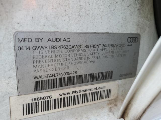 VIN WAUEFAFL7EN039428 2014 Audi A4, Premium Plus no.12