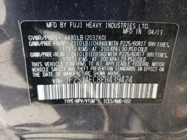 JF2SJAEC8EH439424 Subaru Forester 2.5i Premium