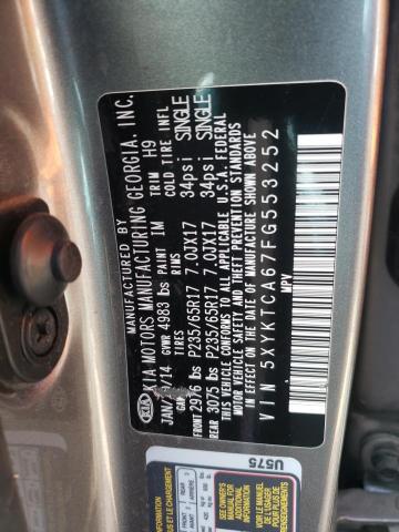 5XYKTCA67FG553252 KIA SORENTO LX