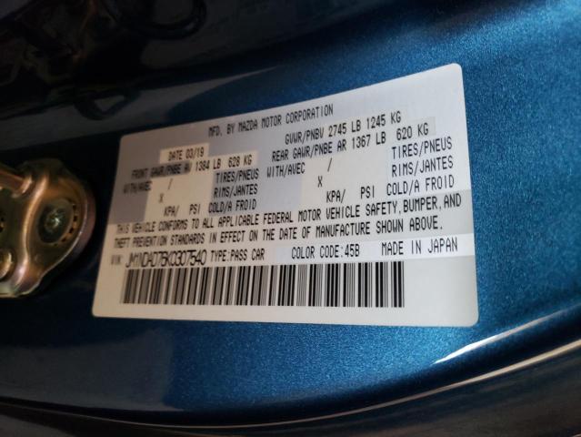 JM1NDAD76K0307540 Mazda Mx-5 Miata Grand Touring
