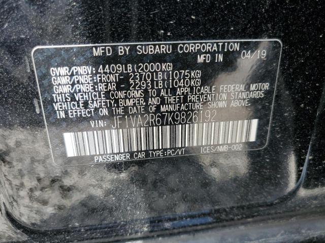 JF1VA2R67K9826192 Subaru Wrx Sti