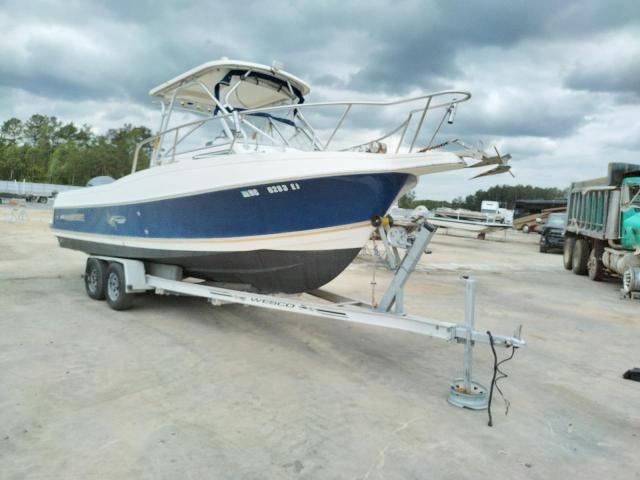 Salvage boats for sale at Lumberton, NC auction: 2003 Aquasport Boat Only