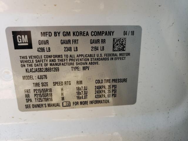 KL4CJASB2JB691269 Buick Encore Preferred