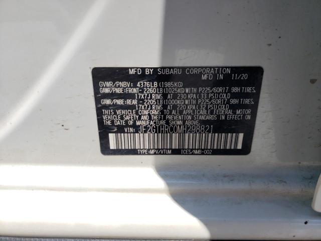 JF2GTHRC0MH298821 Subaru Crosstrek Sport