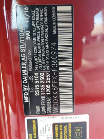 2017 MERCEDES-BENZ E 400 - WDDKK6FFXHF360974