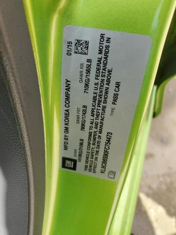 KL8CB6S90FC754473 Chevrolet SPARK LS