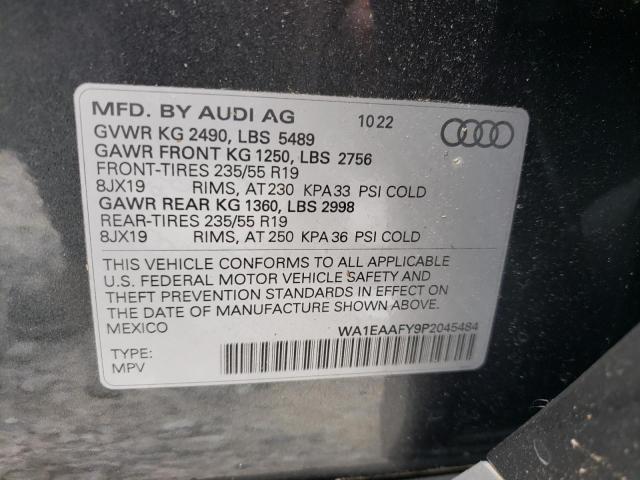 WA1EAAFY9P2045484 Audi Q5 PREMIUM 13