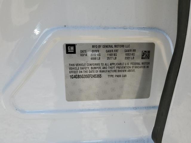 1G4GB5G35EF245365 Buick Lacrosse