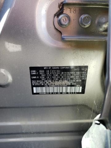 4S4WMAFD2K3434805 Subaru Ascent Premium