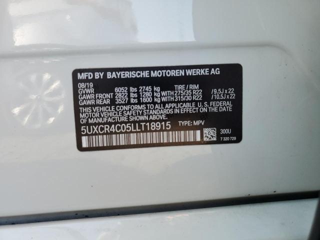 5UXCR4C05LLT18915 BMW X5 Sdrive 40i