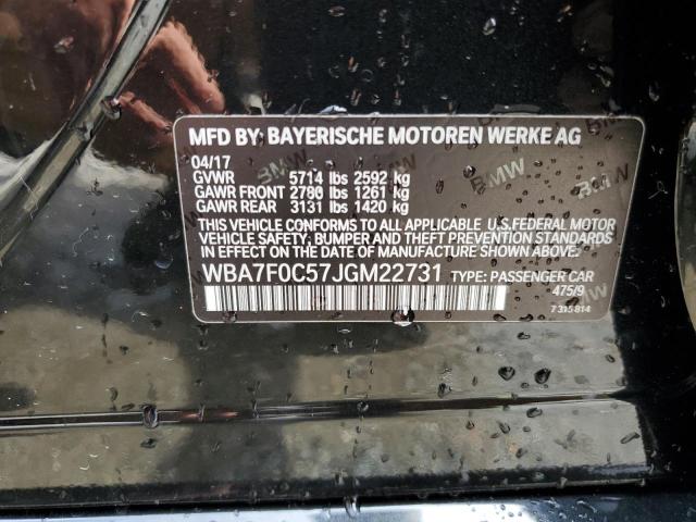 2018 BMW 750 I - WBA7F0C57JGM22731