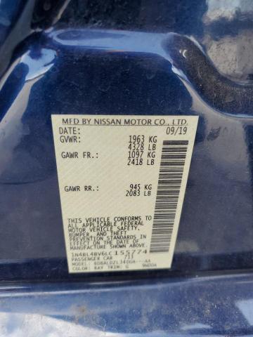 1N4BL4BV6LC155774 Nissan ALTIMA S
