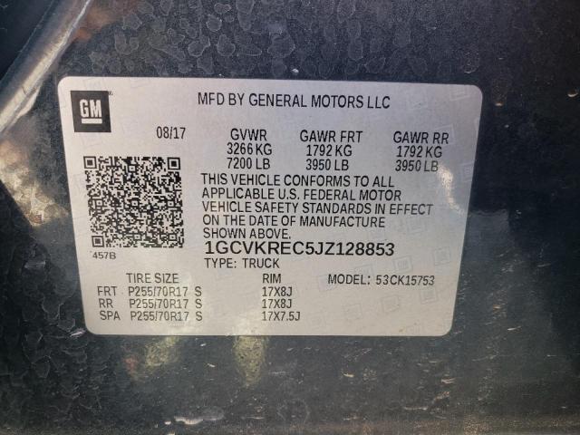 2018 CHEVROLET SILV1500 4 1GCVKREC5JZ128853