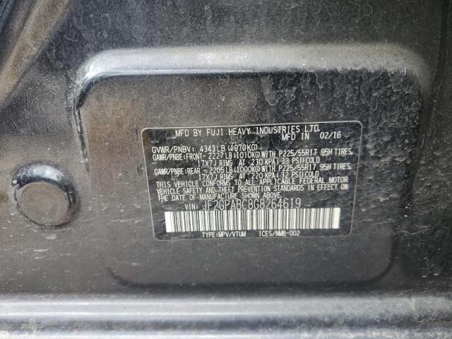 JF2GPABC8G8264619 Subaru Crosstrek Premium