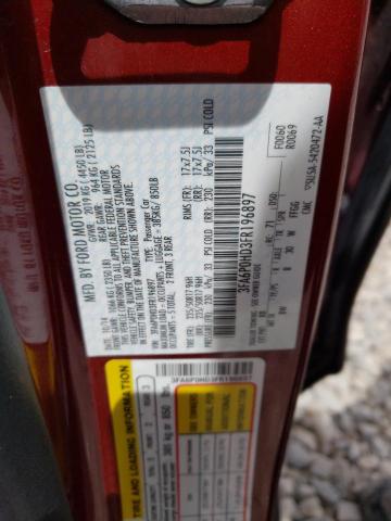 3FA6P0HD3FR196897 Ford FUSION SE