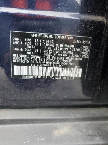 4S4BSANC0J3324427 Subaru Outback 2.5i Limited