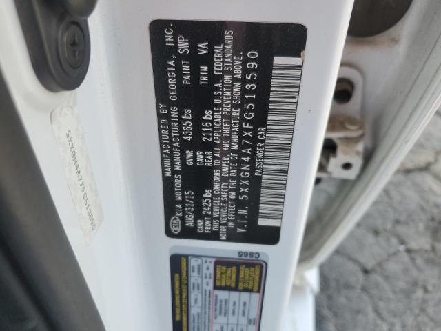 5XXGN4A7XFG513590 KIA OPTIMA EX