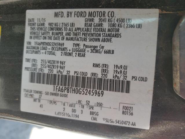 1FA6P8TH0G5245969 Ford MUSTANG