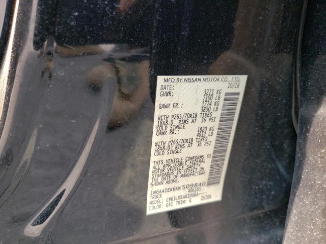 1N6AA1EK6KN509840 Nissan TITAN S