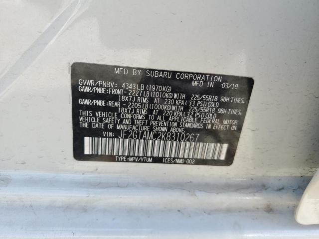 JF2GTAMC2K8310267 Subaru Crosstrek Limited