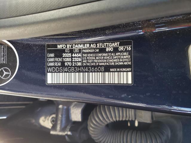 WDDSJ4GB3HN436608 Mercedes-Benz CLA 250 4MATIC