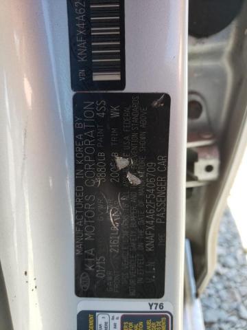 KNAFX4A62F5406709 KIA FORTE LX