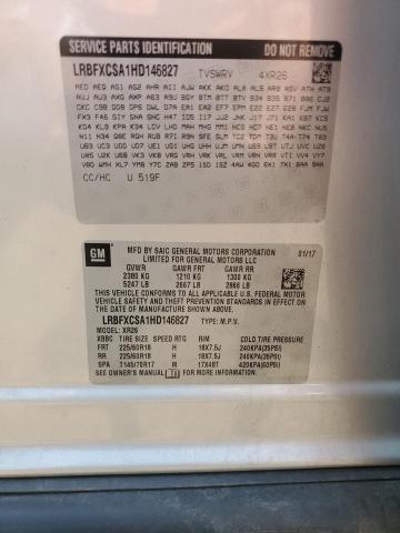 2017 BUICK ENVISION P - LRBFXCSA1HD146827