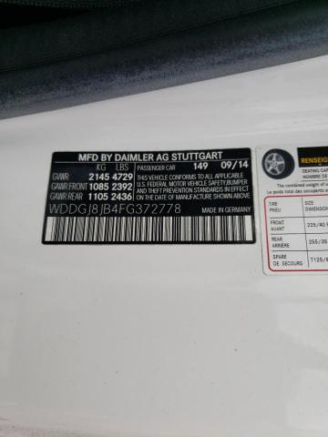 2015 MERCEDES-BENZ C 350 4MAT - WDDGJ8JB4FG372778