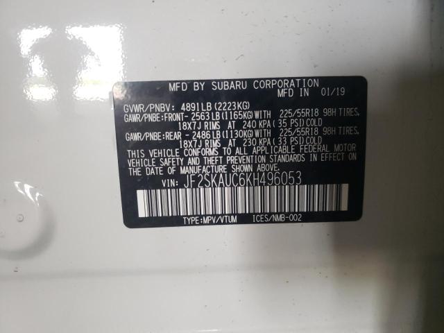JF2SKAUC6KH496053 Subaru Forester Limited