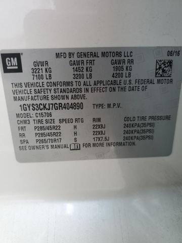 1GYS3CKJ7GR404890 Cadillac Escalade Premium