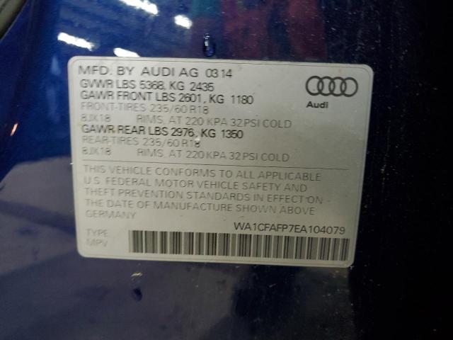 VIN WA1CFAFP7EA104079 2014 Audi Q5, Premium no.13