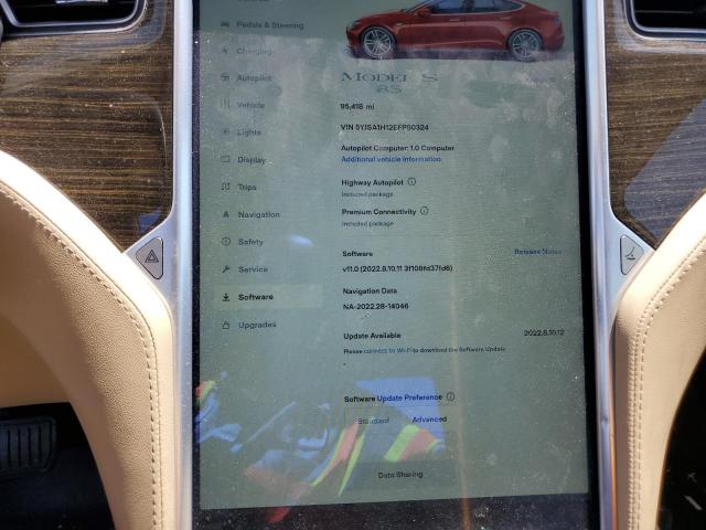 5YJSA1H12EFP50324 Tesla MODEL S