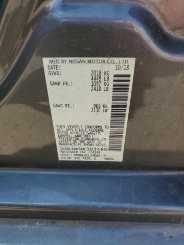 1N4BL4DW6KN303480 Nissan ALTIMA SV