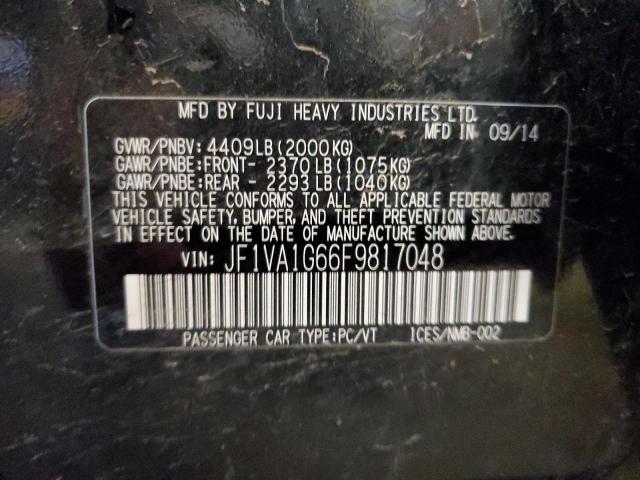 JF1VA1G66F9817048 Subaru Wrx Limited