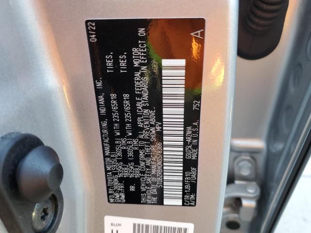 VIN 5TDBZRBH0NS578366 2022 Toyota Highlander, L no.13