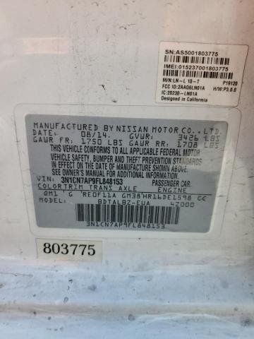 2015 NISSAN VERSA S - 3N1CN7AP9FL848153