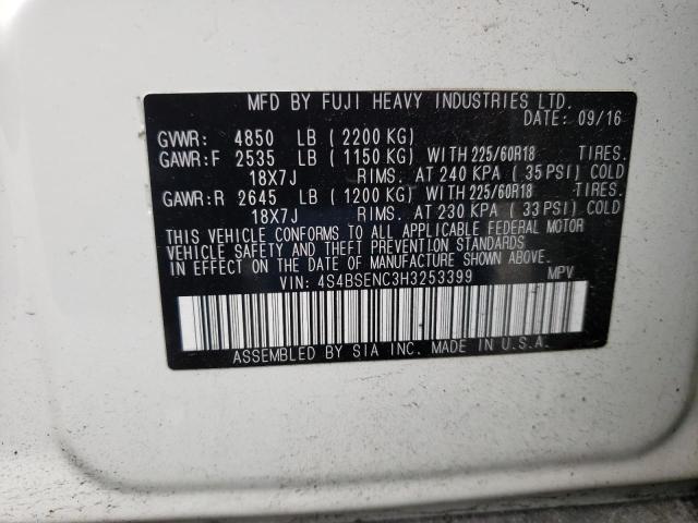 4S4BSENC3H3253399 Subaru Outback 3.6r Limited