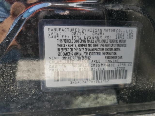 3N1AB7AP7HY265912 Nissan SENTRA S