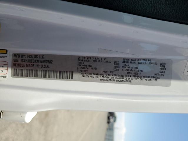 1C4HJXEGXMW697582 Jeep Wrangler Unlimited Sahara