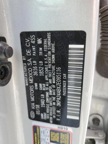 3KPA24ABXJE095116 KIA RIO LX