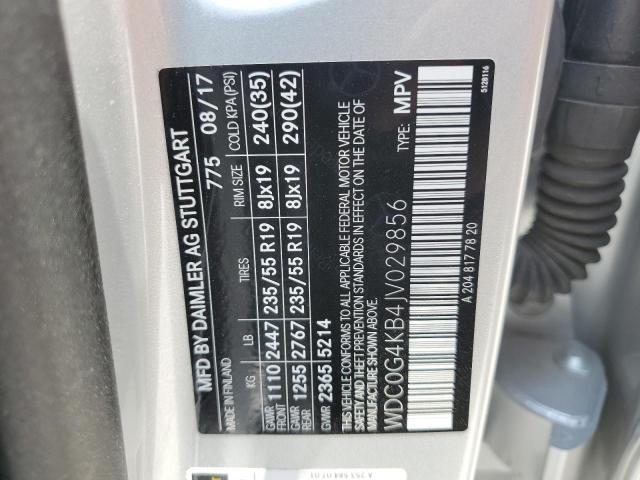 2018 Mercedes-Benz Glc 300 4Matic VIN: WDC0G4KB4JV029856 Lot: 54164293