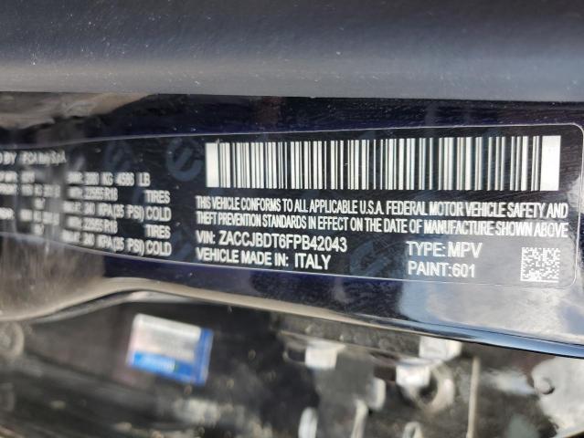 ZACCJBDT6FPB42043 Jeep Renegade Limited