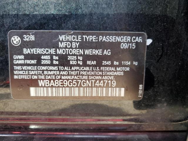 WBA8E9G57GNT44719 BMW 328 I Sulev