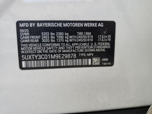 5UXTY3C01M9E29878 2021 BMW X3, photo no. 13