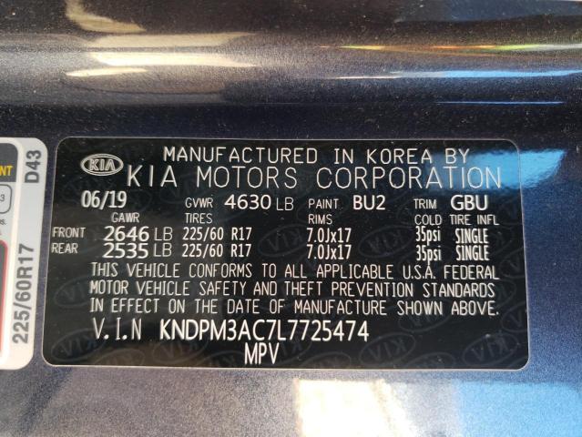 KNDPM3AC7L7725474 KIA Sportage Lx