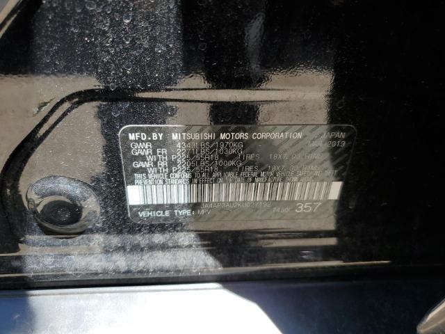 JA4AP3AU2KU027192 Mitsubishi Outlander Sport Es