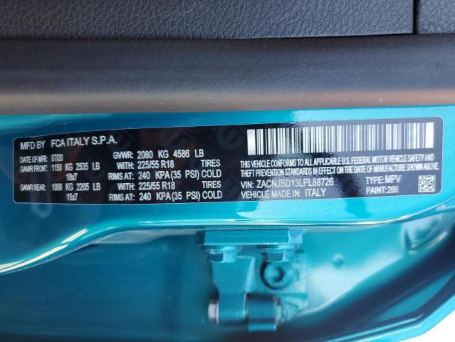 2020 JEEP RENEGADE L - ZACNJBD13LPL88726
