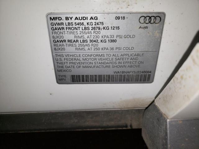 WA1BNAFY3J2246084 2018 AUDI Q5, photo no. 13